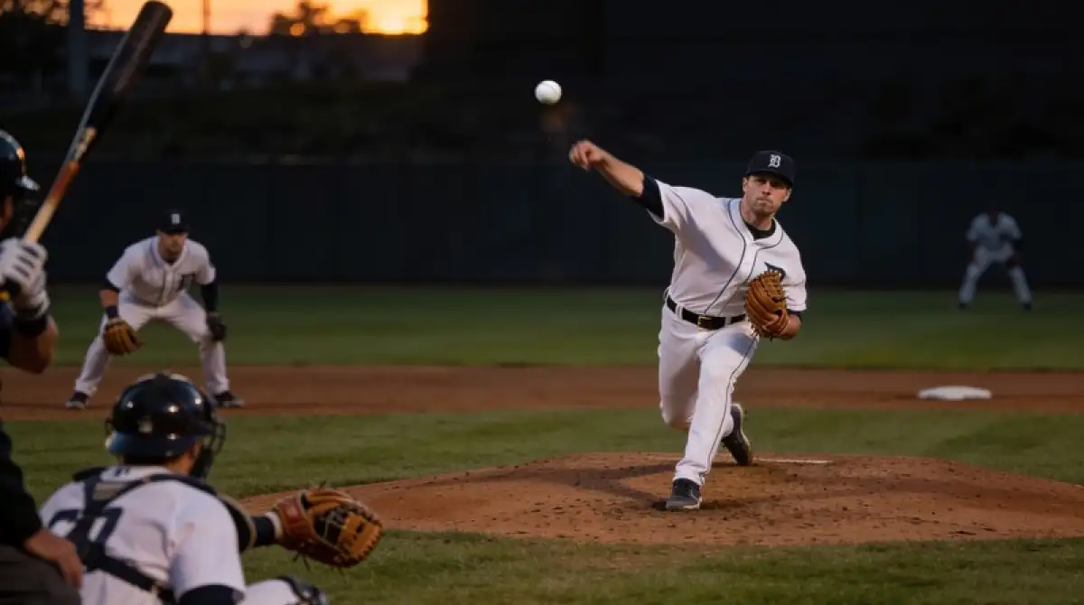 Baseball-Mannschaft in der Defensive während eines MLB-Spiels als Sinnbild der Moneyline-Wette